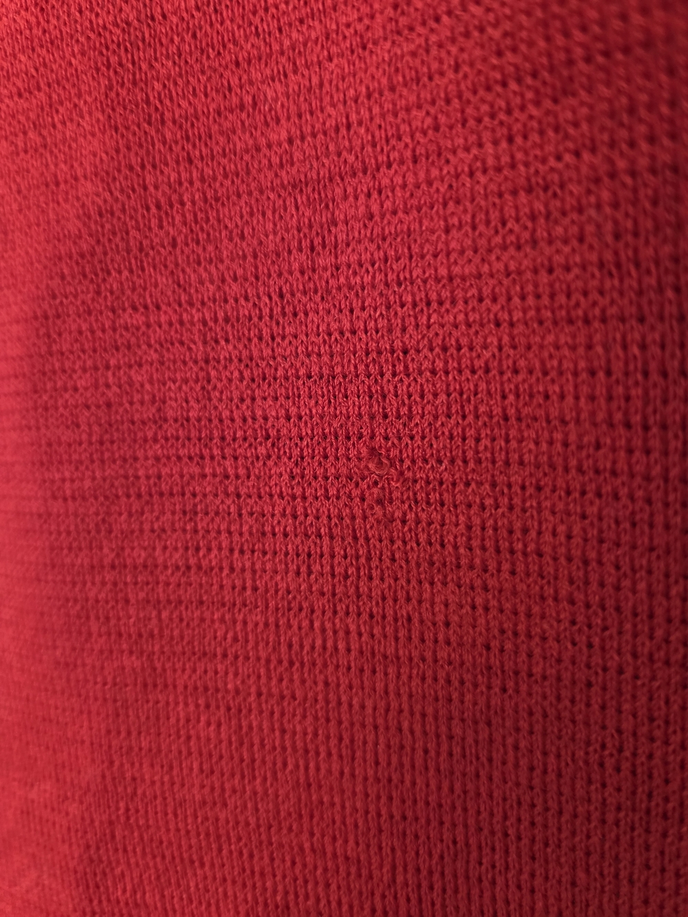 St. John Red Ruffle-Front Jacket - Picture 15 of 15